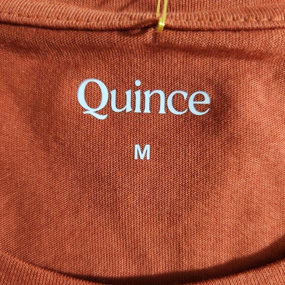 Quince Women's M Rust Cotton Modal Muscle Tank Basics Base Layer Casual Capsule - Picture 13 of 14